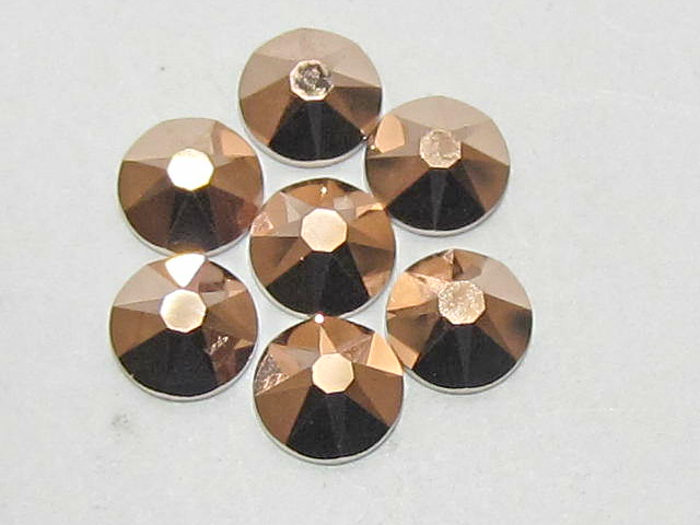 72 pcs. 20ss ROSE GOLD FLATBACK European Rhinestones